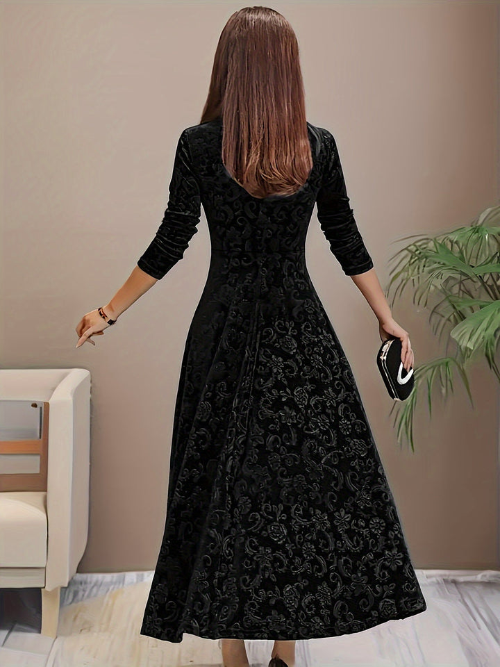 Robe en Velours Élégante Nicola™ | Maison