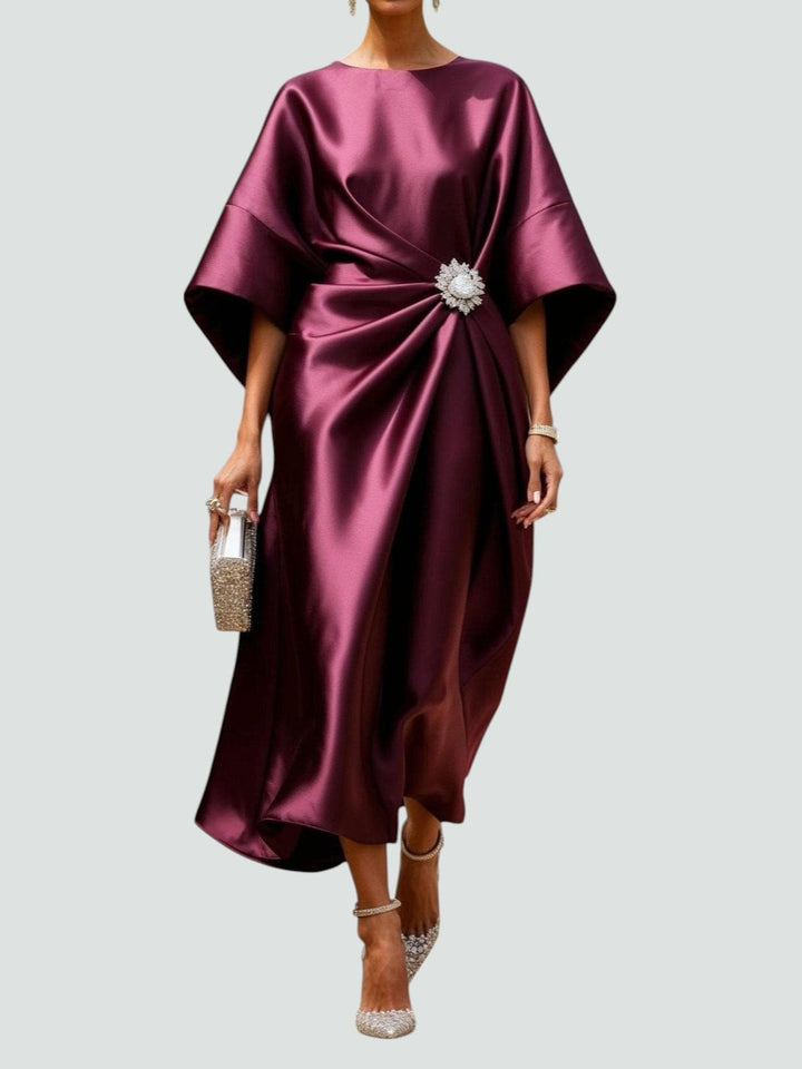 Robe Longue Élegante en Satin Lona™ | Galerie