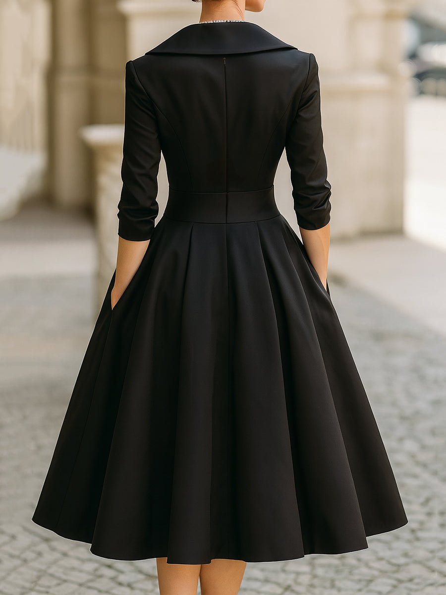 ALICIA | Elegante abito midi | Collection