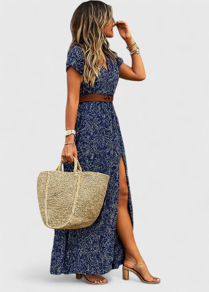 Lygia | Robe Maxi Bohème Élégante