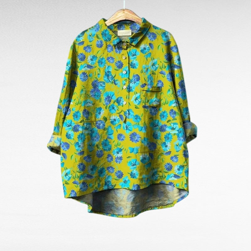 MOREAU LYON | BLOUSE FLEURS VIVES POUR FEMMES | Boutique