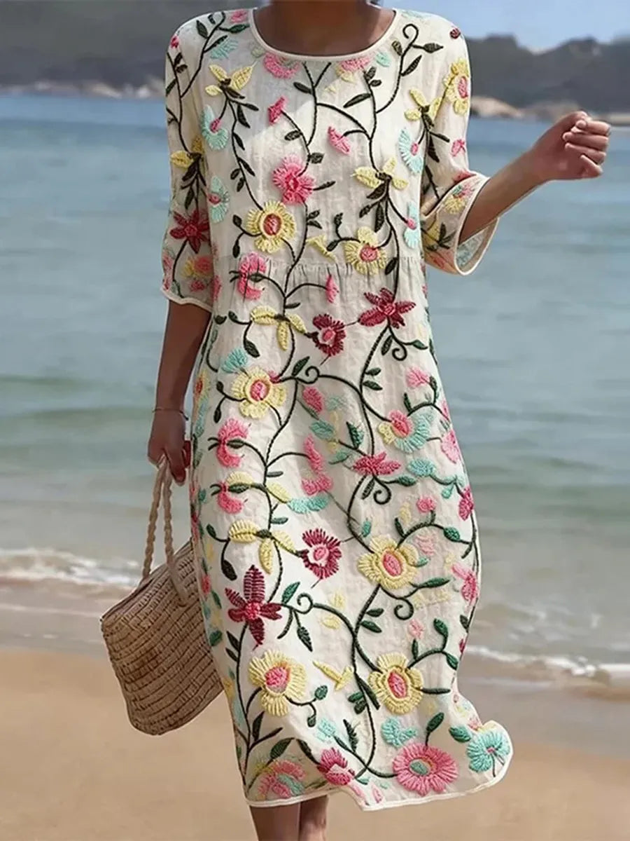 Erica | Elegant Floral Dress | Style