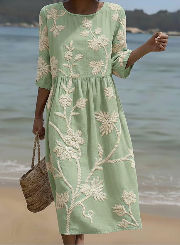 Paige | Elegant Floral Dress | Workshop