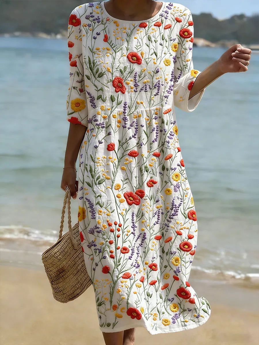 Nicole | Elegant Floral Dress | Series