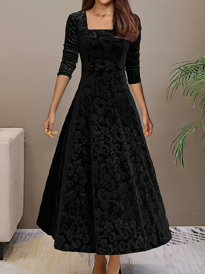 Robe en Velours Élegante Nicola™ | Maison