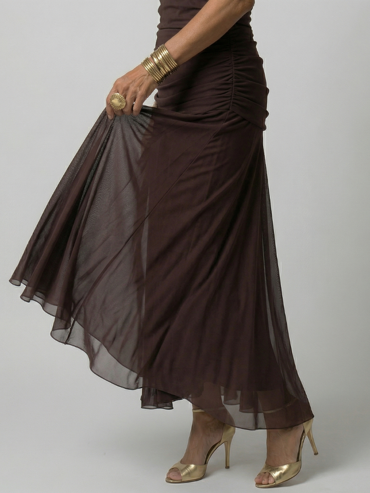 Calen | Robe Midi Flottante Off-Shoulder | Style