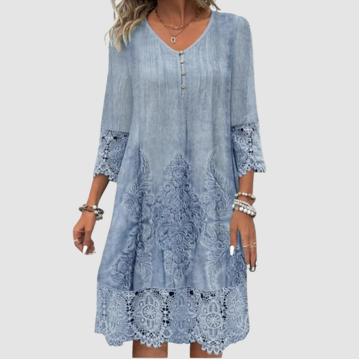 Jacquelin™ Elegant Lace Dress | Luxe