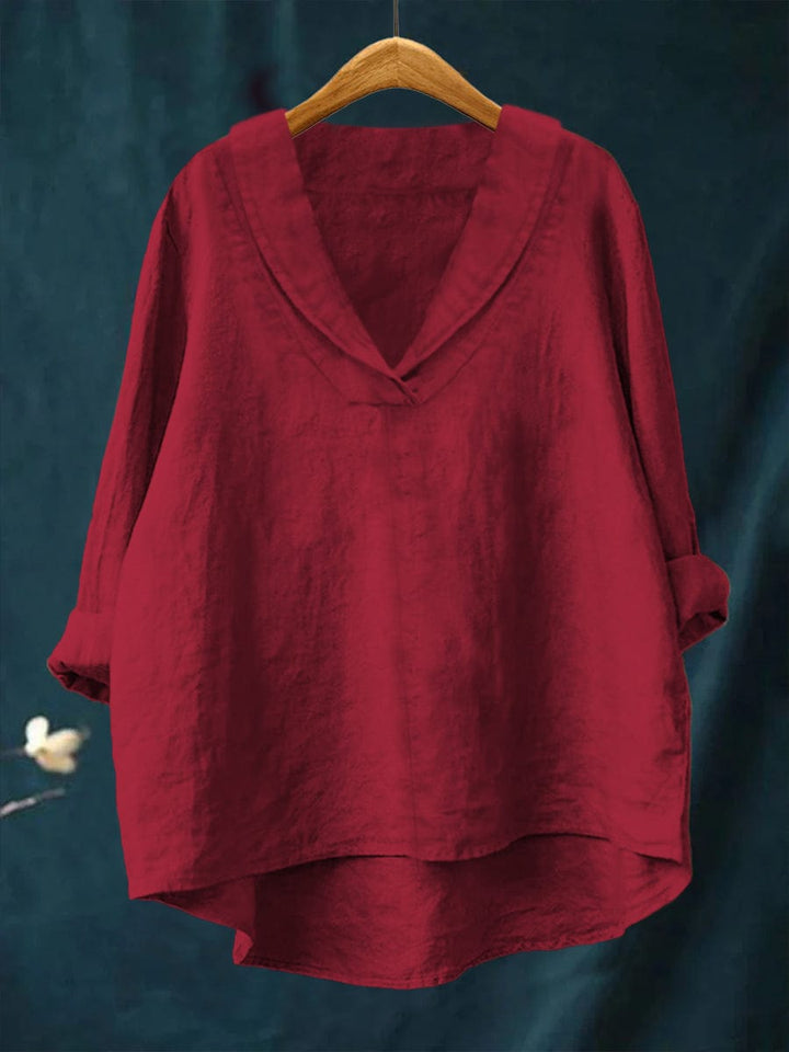 MOREAU LYON | BLOUSE COL V AMPLE POUR FEMMES | Collection