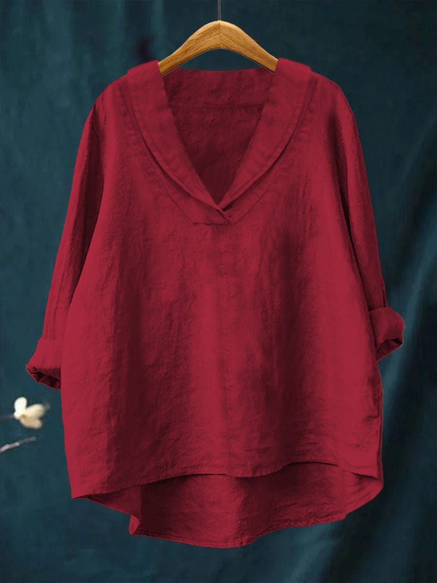 MOREAU LYON | BLOUSE COL V AMPLE POUR FEMMES | Collection