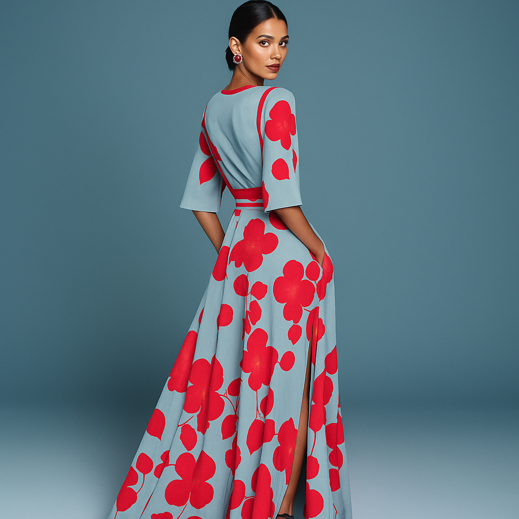 Layla™ | Robe en Viscose Élégante | Style