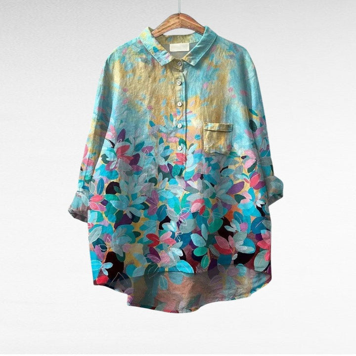 MOREAU LYON | BLOUSE FLORALE ARTISTIQUE POUR FEMMES | Luxe