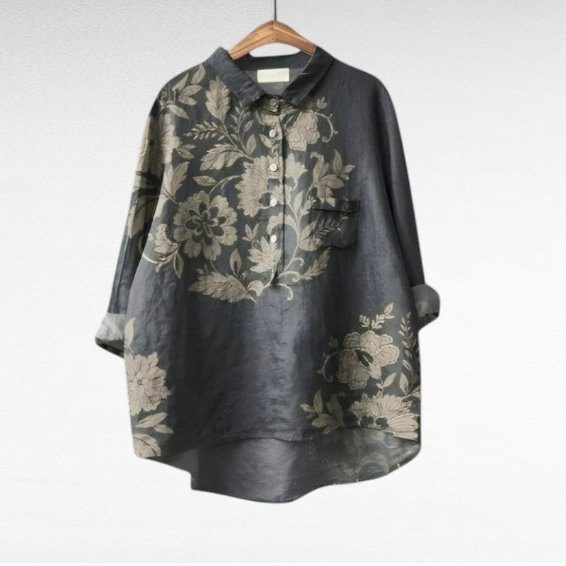MOREAU LYON | BLOUSE FLEURS ÉLÉGANTES POUR FEMMES | Label