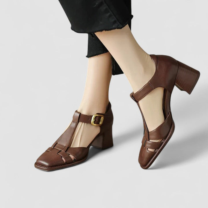 Elyxiana | Babies Talons Bloc T-Strap