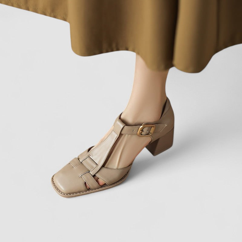 Elyxiana | Babies Talons Bloc T-Strap