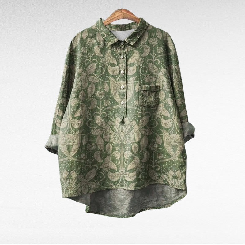 MOREAU LYON | BLOUSE FLEURS COLORÉES POUR FEMMES | Collection