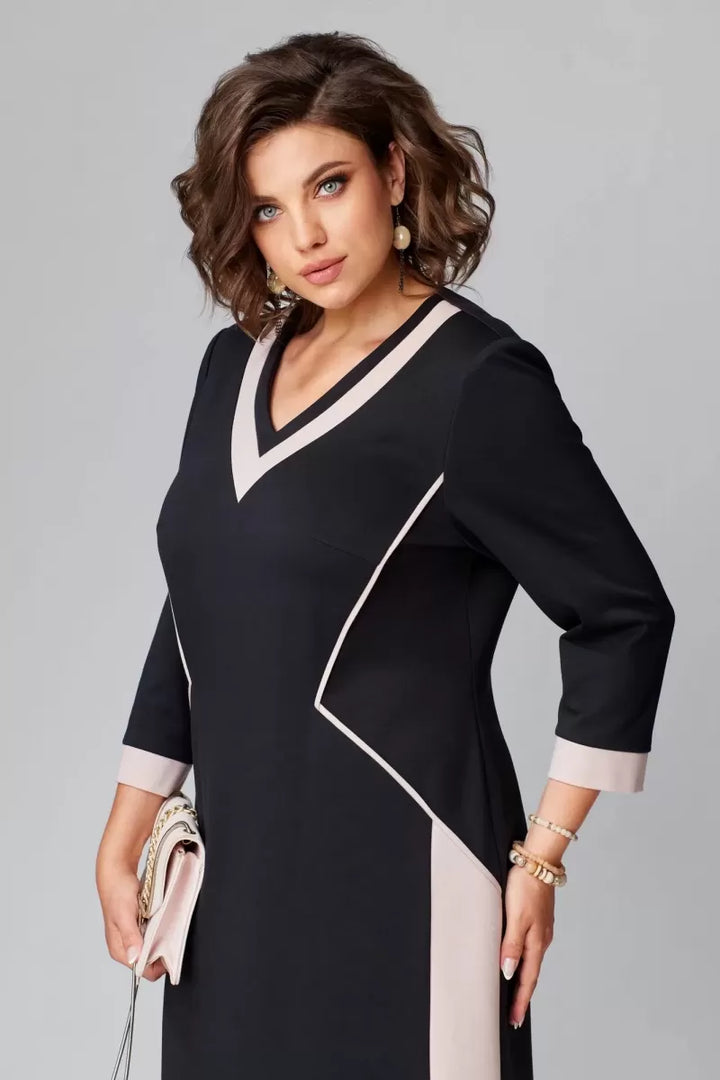 Robe élégante à col en V Alexa™ | Maison