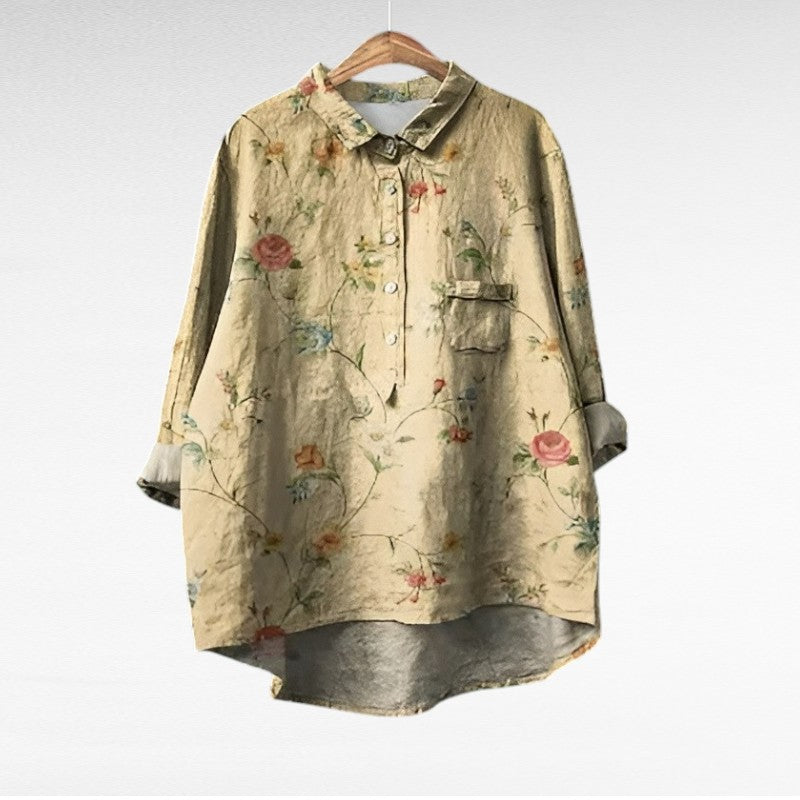 MOREAU LYON | BLOUSE FLEURS COLORÉES POUR FEMMES | Collection