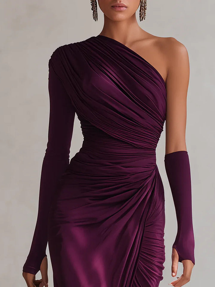Rhianna™ Elegant Maxi Dress + Sleeve | Collection