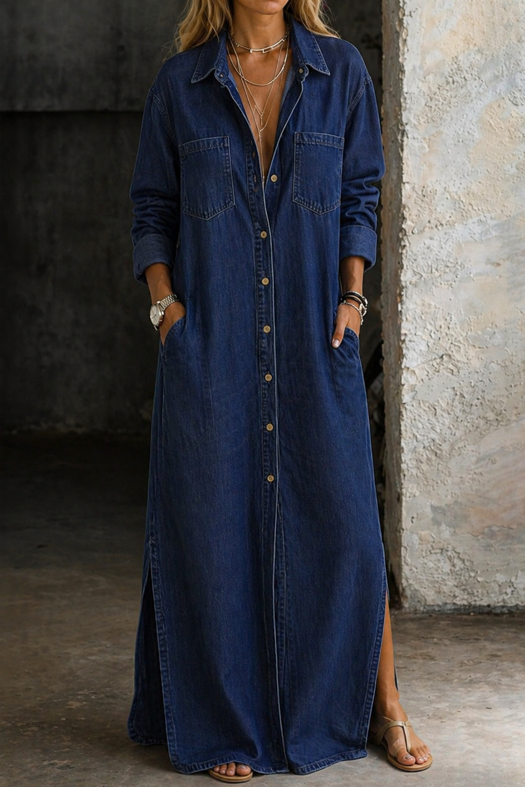 Delana | Button Down Dress | Atelier