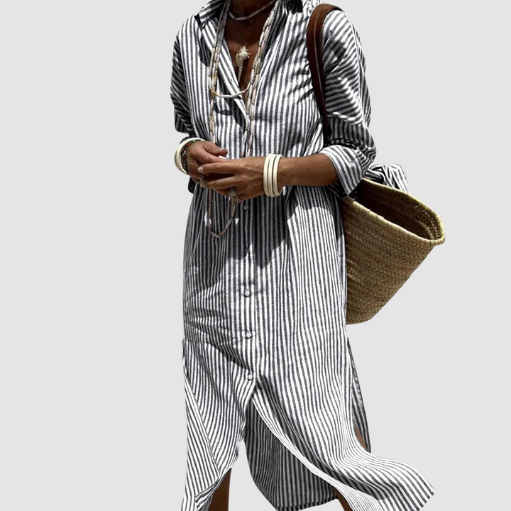 Nichole™ Elegant Striped Summer Dress | Brand