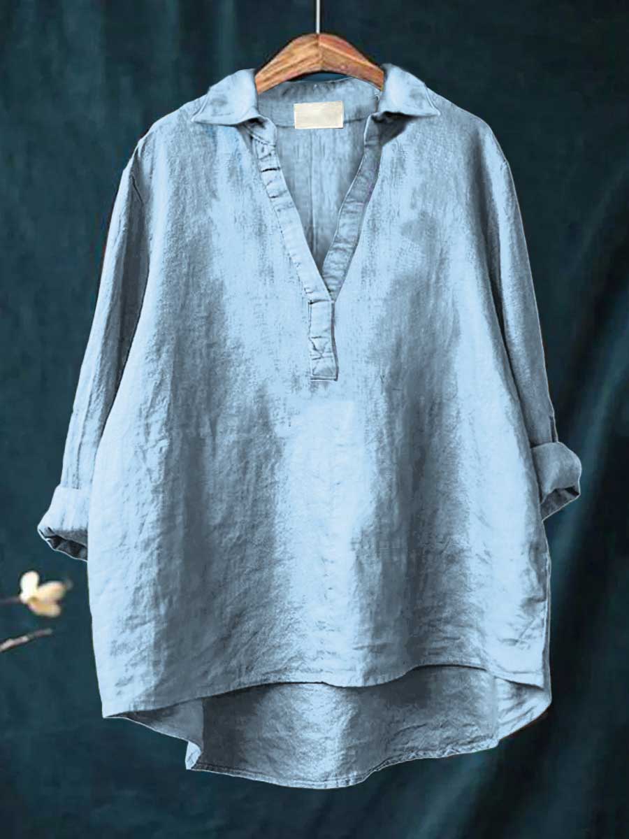MOREAU LYON | BLOUSE COL V POUR FEMMES | Co
