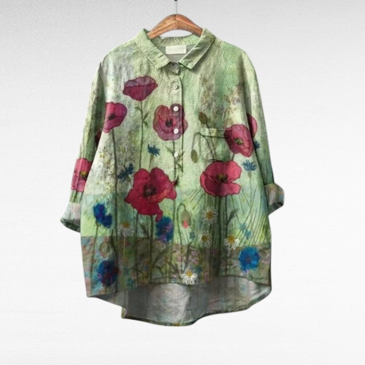 MOREAU LYON | BLOUSE FLEURS CHAMPÊTRES POUR FEMMES | Gallery