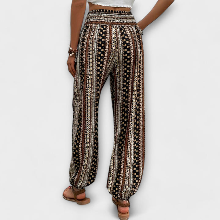 Emily | Pantalons Graphiques Ethniques