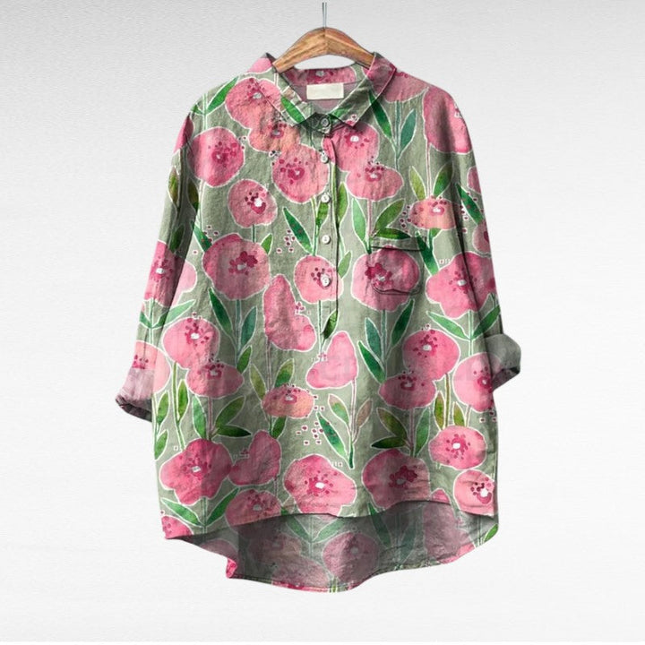 MOREAU LYON | BLOUSE JARDIN COLORÉ POUR FEMMES | Collection