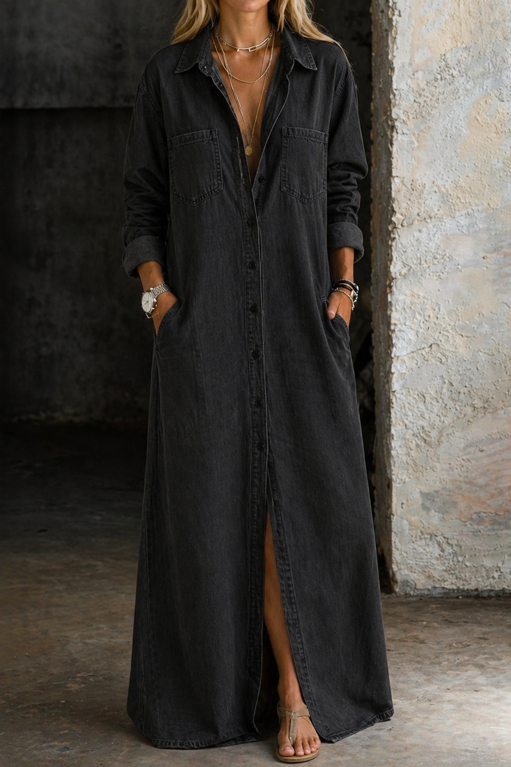 Delana | Robe Boutonnée