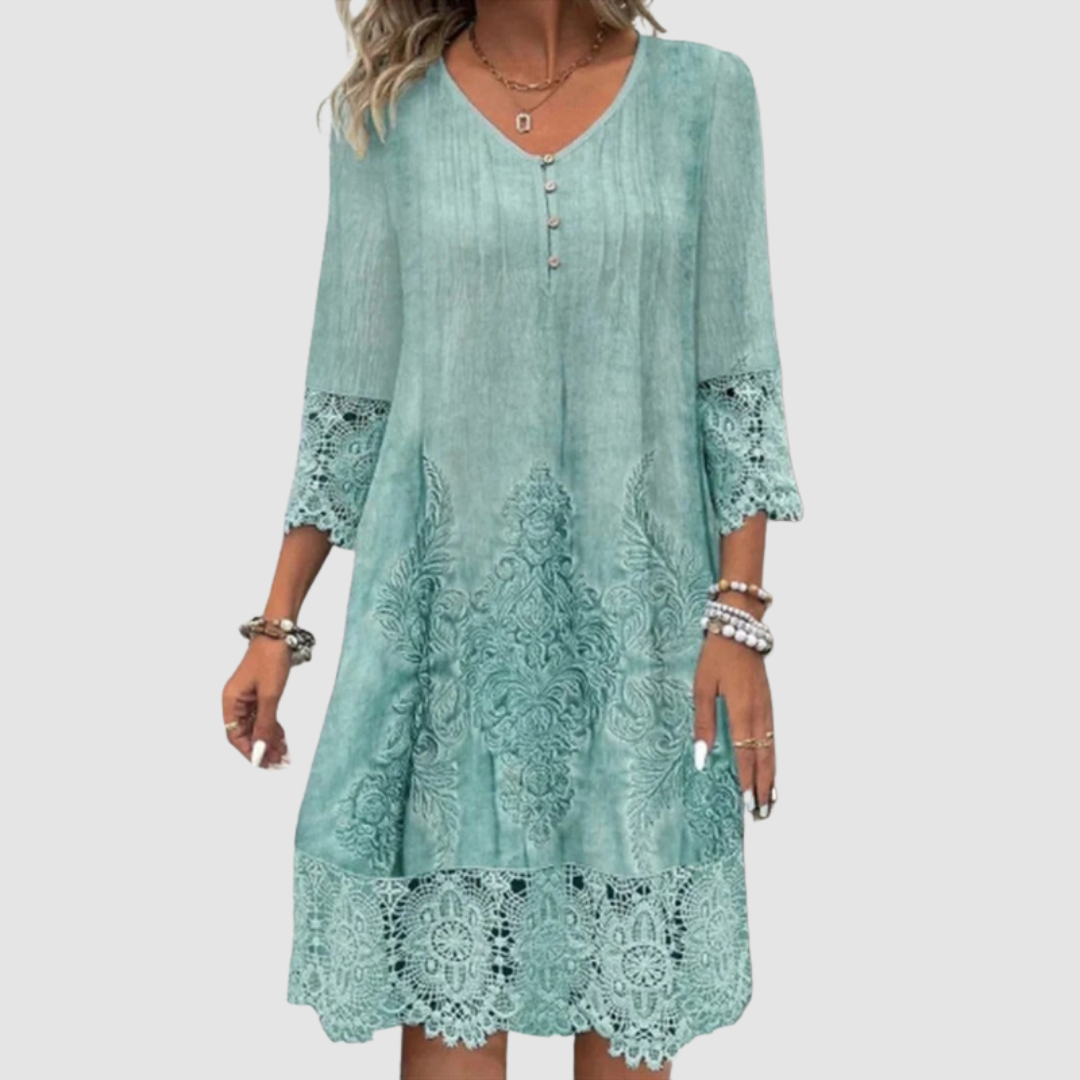 Robe en Dentelle Élegante Jacquelin™ | Luxe