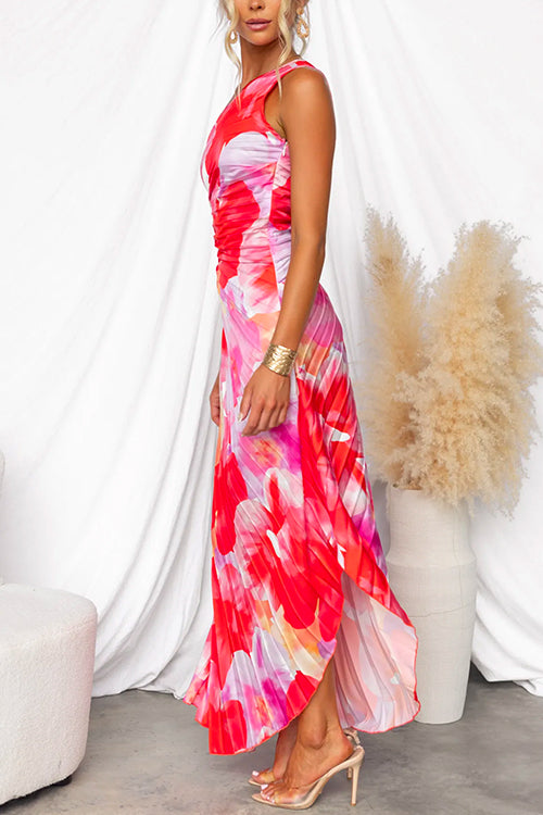 Adeline™ | Vibrant Tropical Evening Dress | Classic