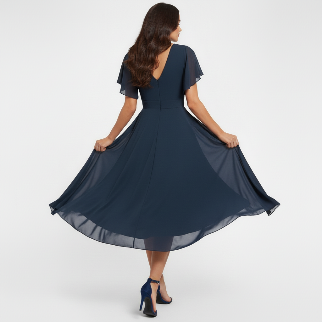Clarissa™ Flowing V-Neck Maxi Dress | Series