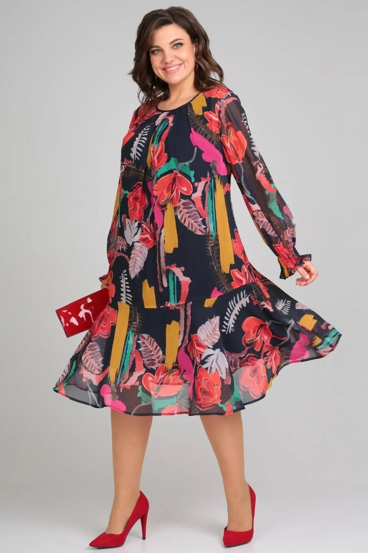 Florinda™ Elegant Floral Dress | Series