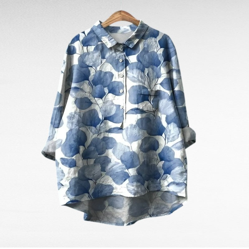 MOREAU LYON | BLOUSE FLEURS GRAPHIQUES POUR FEMMES | Edition