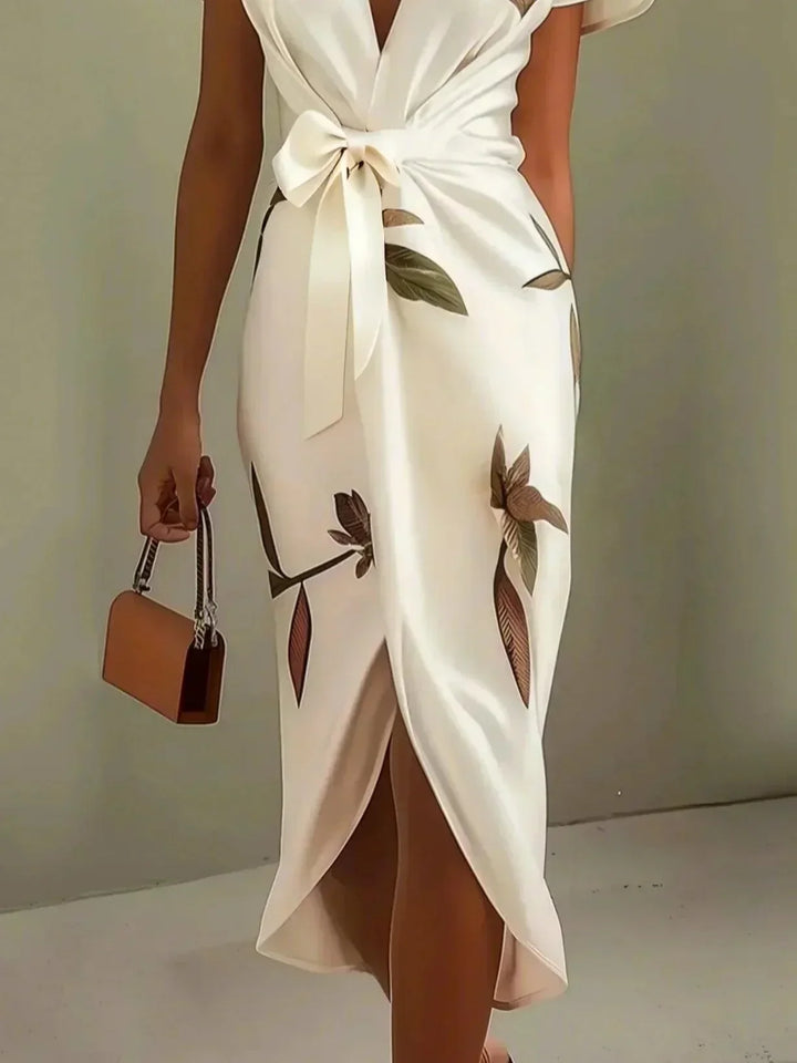 Harper™ | Robe Wrap Élégante | Étiquette