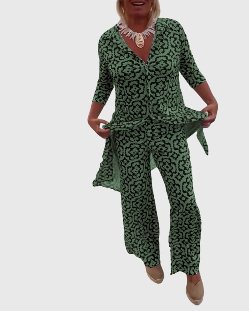 Gabriella™ | Ensemble Élégant Vintage en Deux Pièces