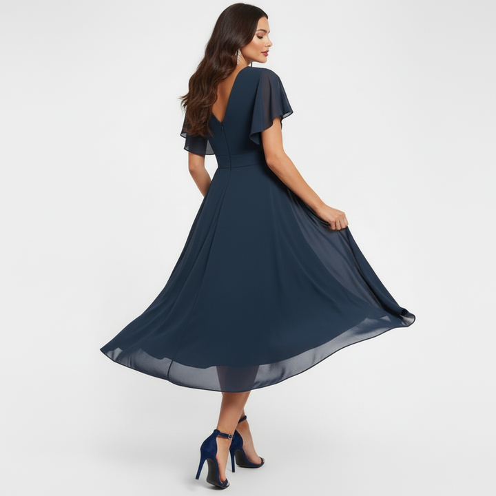 Robe Maxi à Décolleté en V Clarissa™ | Série