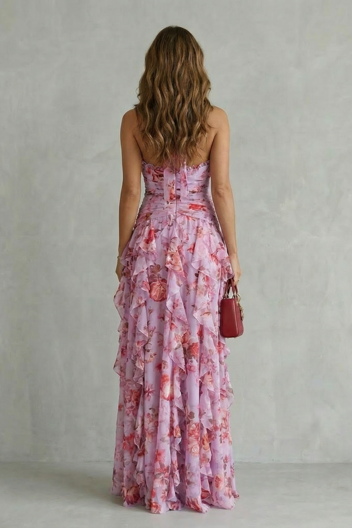 Bella | Robe longue à col halter | Co