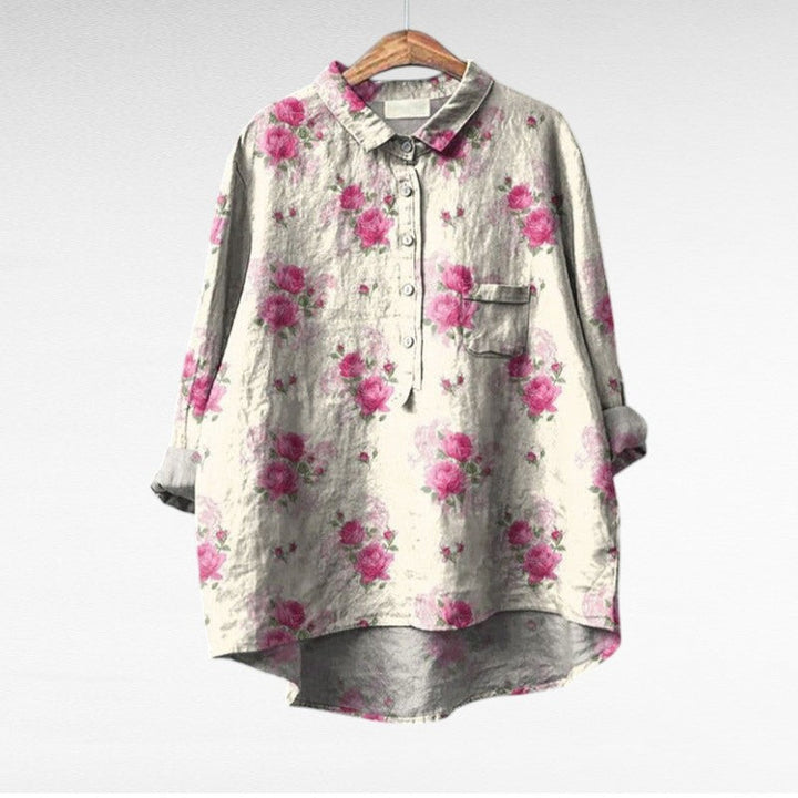 MOREAU LYON | CHEMISIER FLORAL ARTISTIQUE POUR FEMMES | Brand