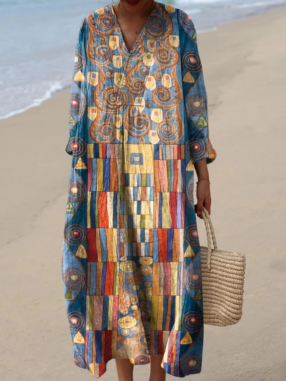 Calina | Vestido Estampado de Verano | Artisan