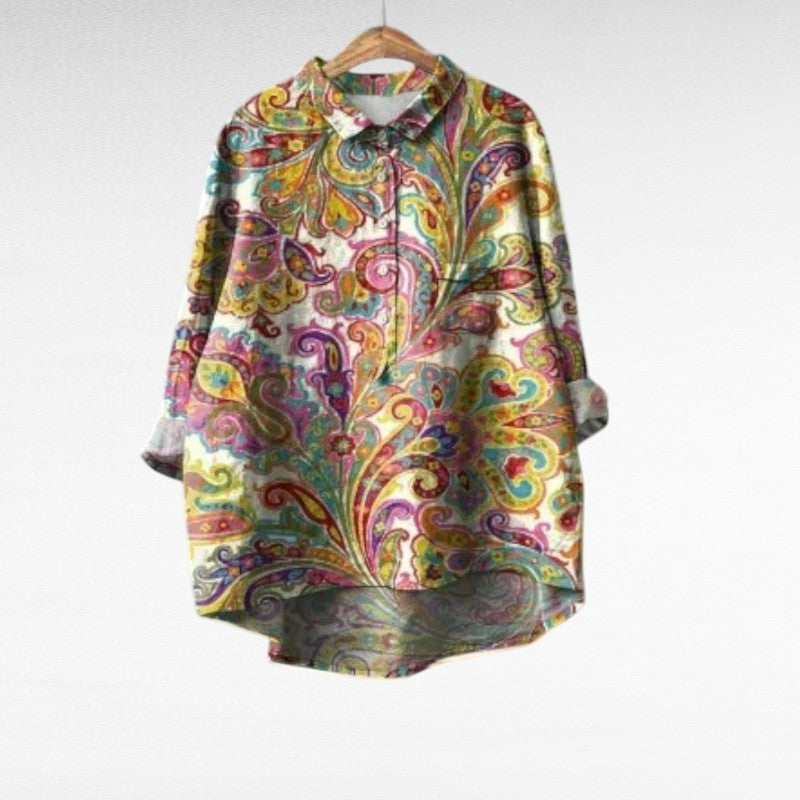 MOREAU LYON | BLOUSE MOTIF PAISLEY POUR FEMMES | Classic