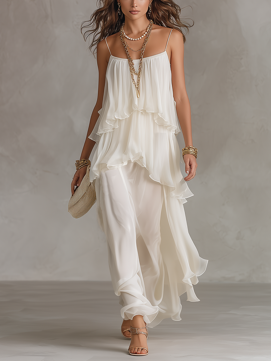 AURELIA | Abito Maxi Chiffon | Original