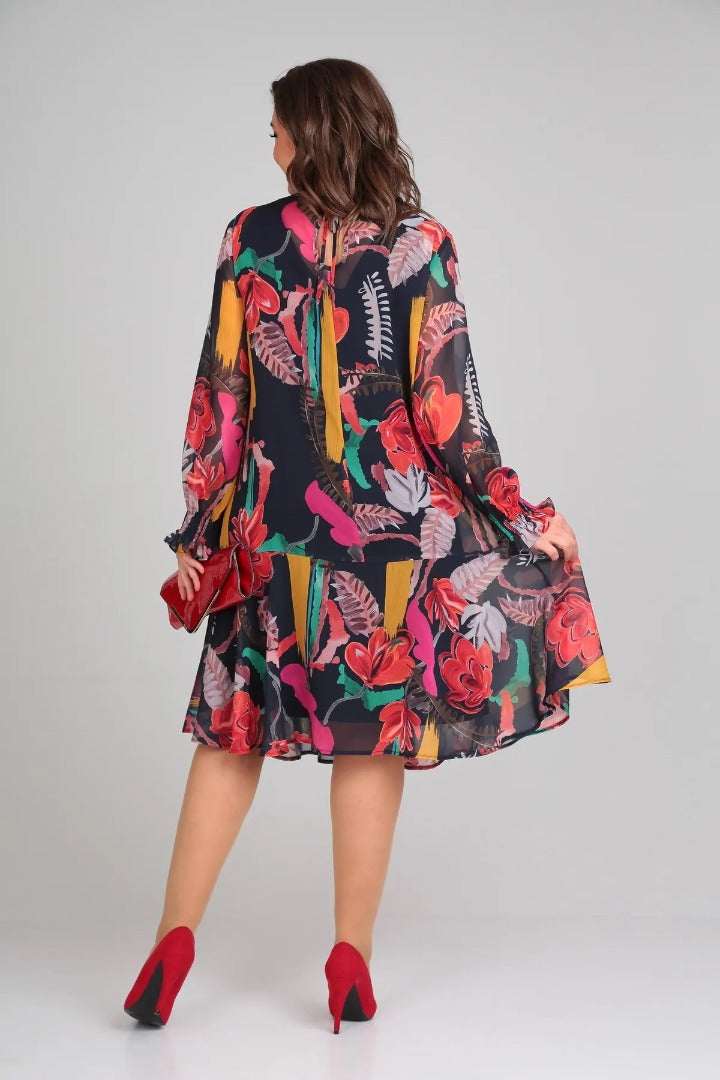 Robe Florinda™ Élégante à Fleurs | Série