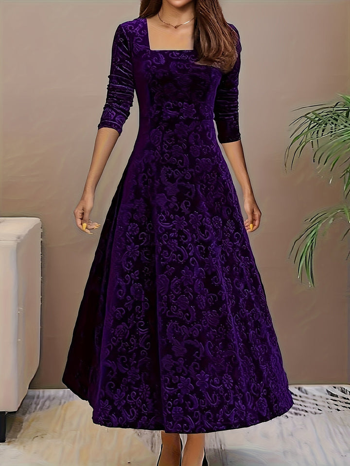 Robe en Velours Élegante Nicola™ | Maison