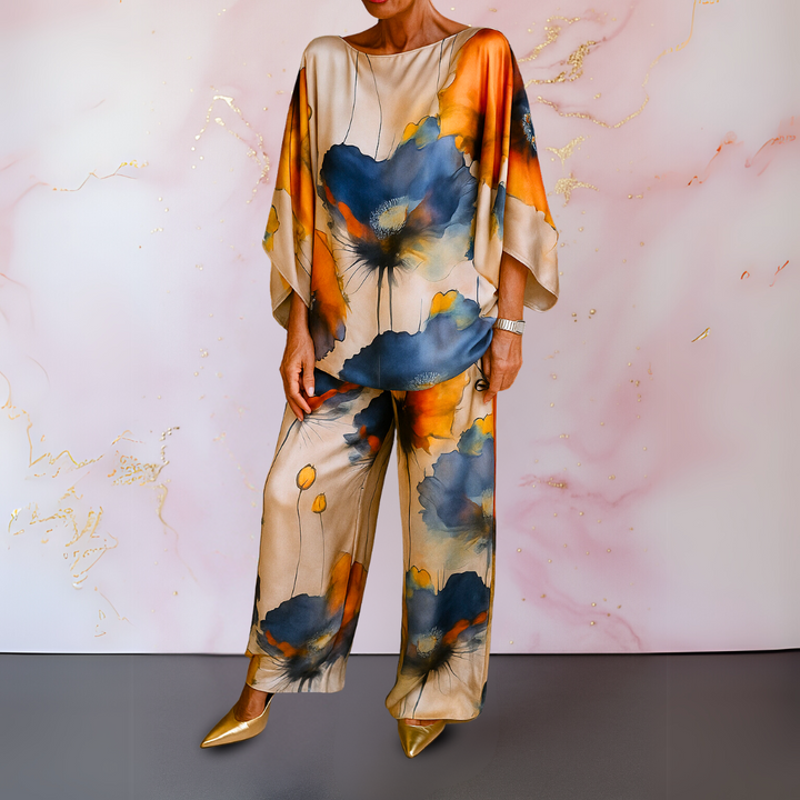 Maelora™ | Ensemble Satin à Deux Pièces pour Femmes