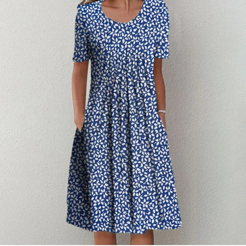 Carol | Robe en Coton avec Couverture du Ventre