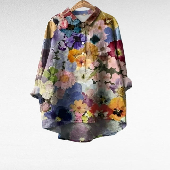 MOREAU LYON | BLOUSE FLEURIE ARTISTIQUE POUR FEMMES | Design