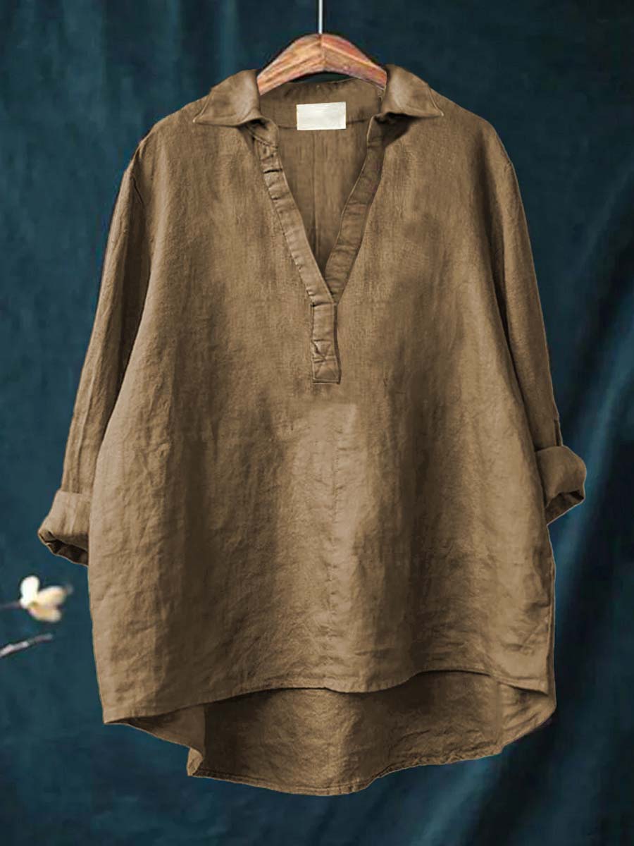 MOREAU LYON | BLOUSE COL V POUR FEMMES | Co