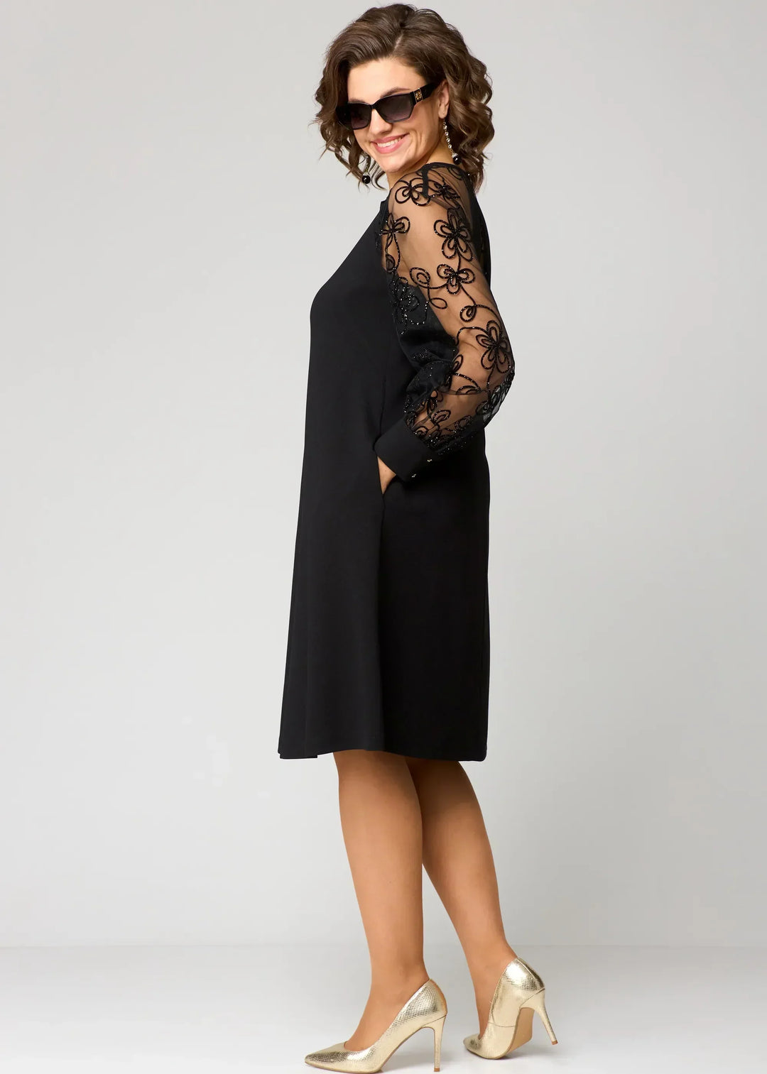 Robe en Dentelle Élégante Edyth™ | Étiquette