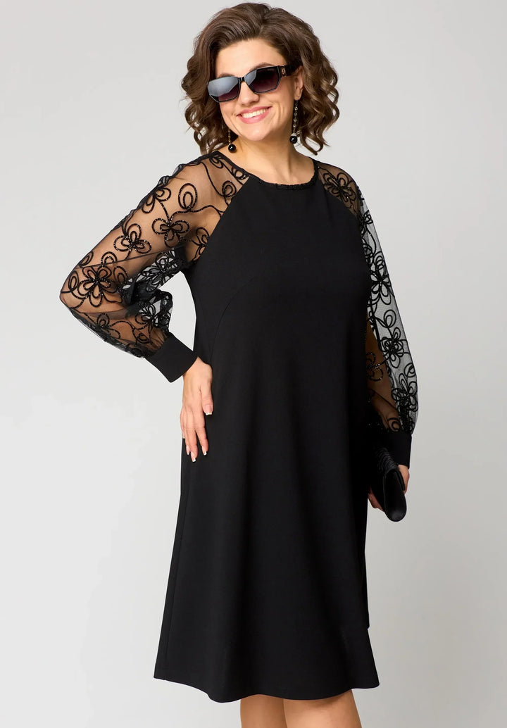 Robe en Dentelle Élegante Edyth™ | Étiquette